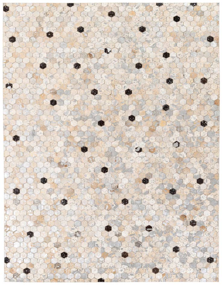 Detail image of 5' 5 x 7' 8 Cowhide Stocks Rug
