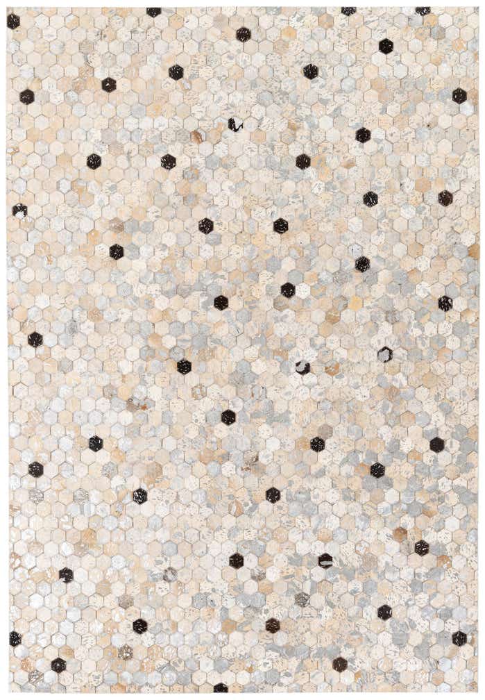 5' 5 x 7' 8 Cowhide Stocks Rug