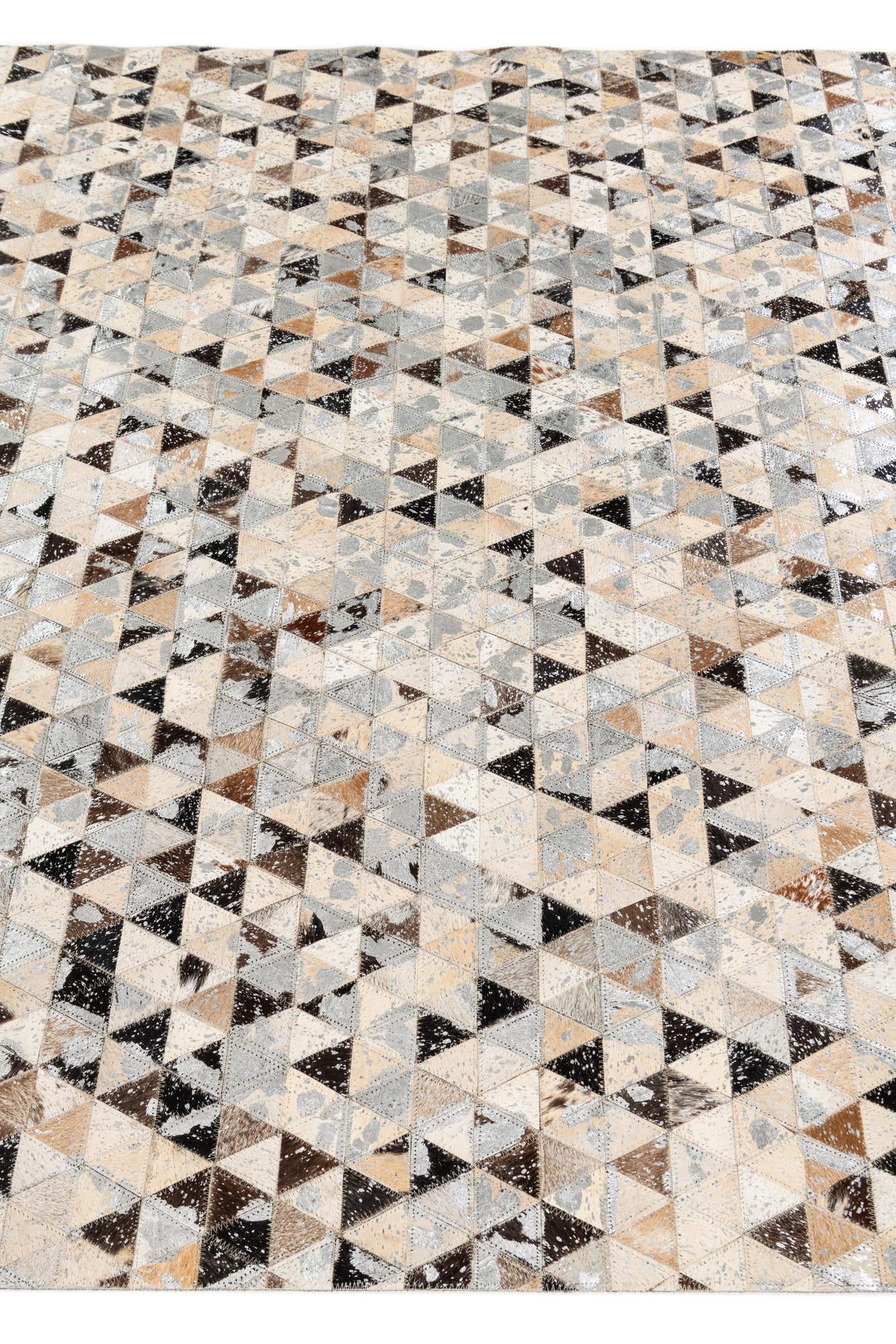 5' 3 x 7' 6 Cowhide Stocks Rug