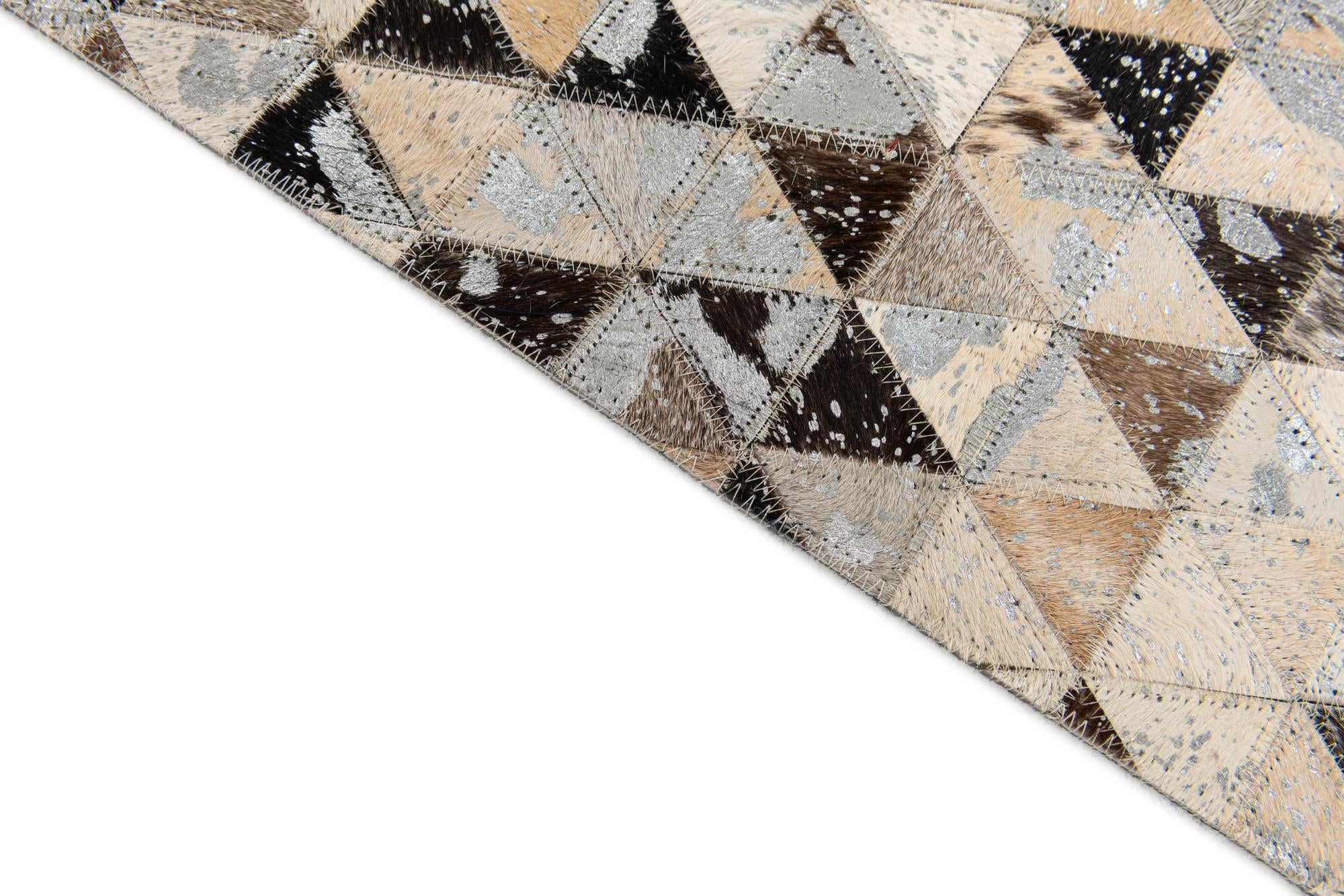 5' 3 x 7' 6 Cowhide Stocks Rug