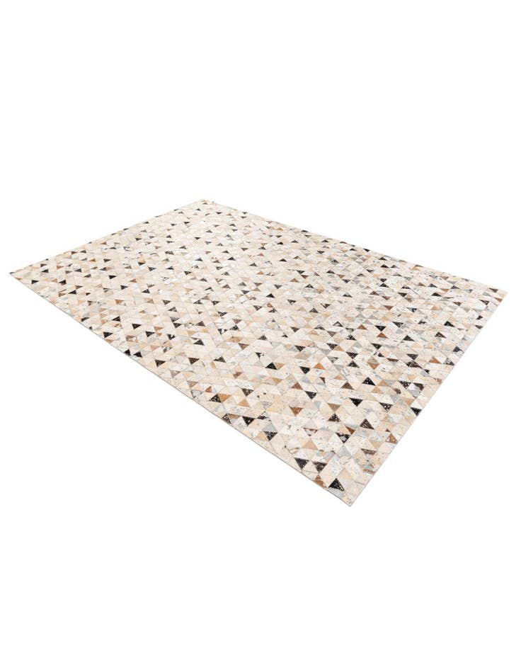 Detail image of 5' 2 x 7' 7 Cowhide Stocks Rug