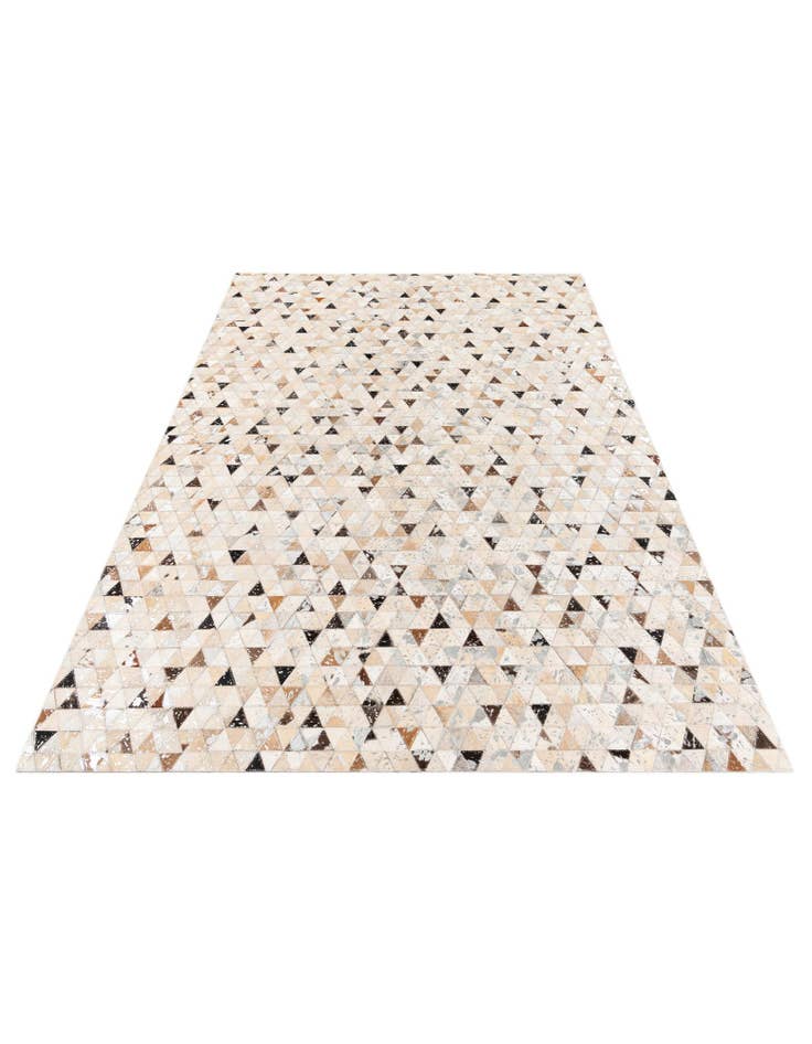 Detail image of 5' 2 x 7' 7 Cowhide Stocks Rug