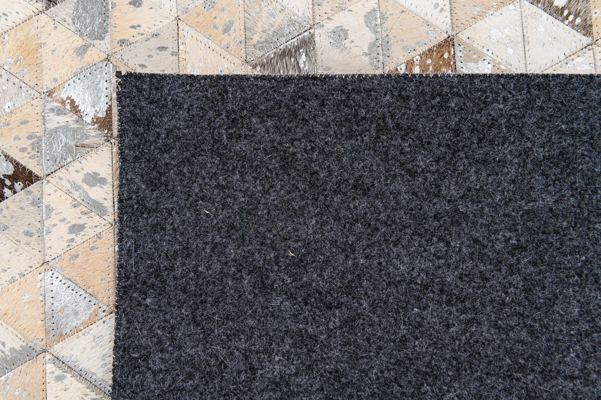 5' 2 x 7' 7 Cowhide Stocks Rug