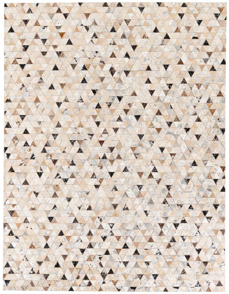 Detail image of 5' 2 x 7' 7 Cowhide Stocks Rug
