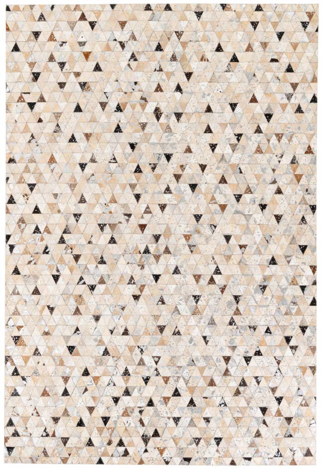 Detail image of 5' 2 x 7' 7 Cowhide Stocks Rug