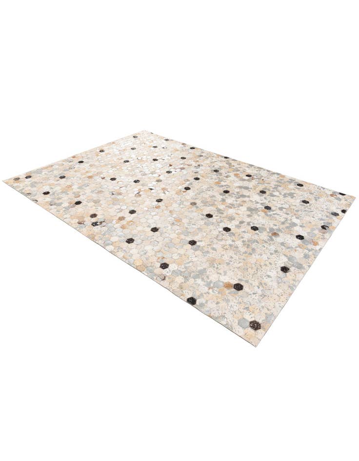 Detail image of 5' 4 x 7' 7 Cowhide Stocks Rug