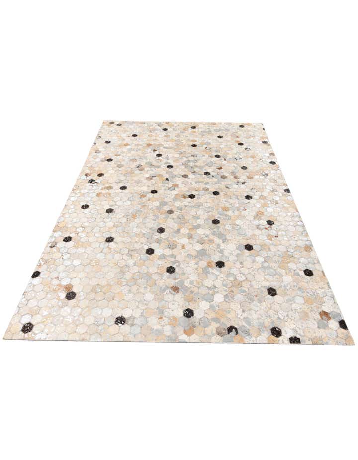 5' 4 x 7' 7 Cowhide Stocks Rug