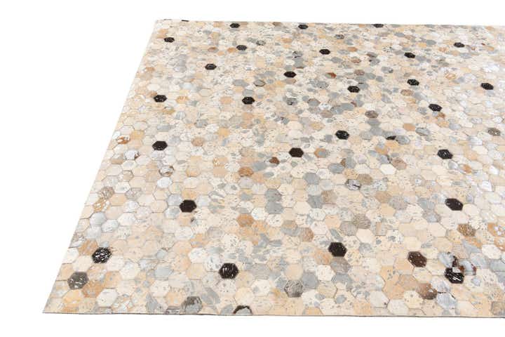 5' 4 x 7' 7 Cowhide Stocks Rug