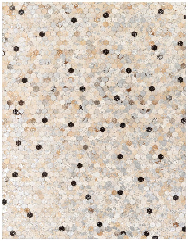 Detail image of 5' 4 x 7' 7 Cowhide Stocks Rug