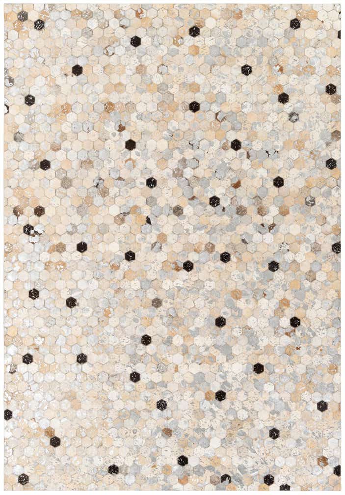 5' 4 x 7' 7 Cowhide Stocks Rug