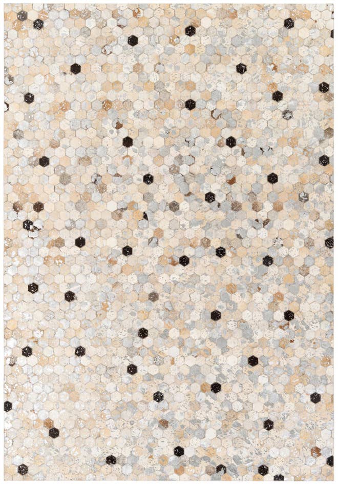 Detail image of 5' 4 x 7' 7 Cowhide Stocks Rug