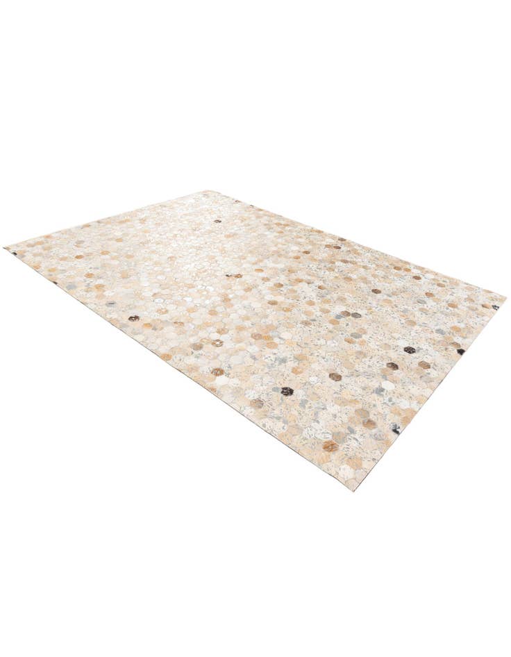 Detail image of 5' 4 x 7' 9 Cowhide Stocks Rug