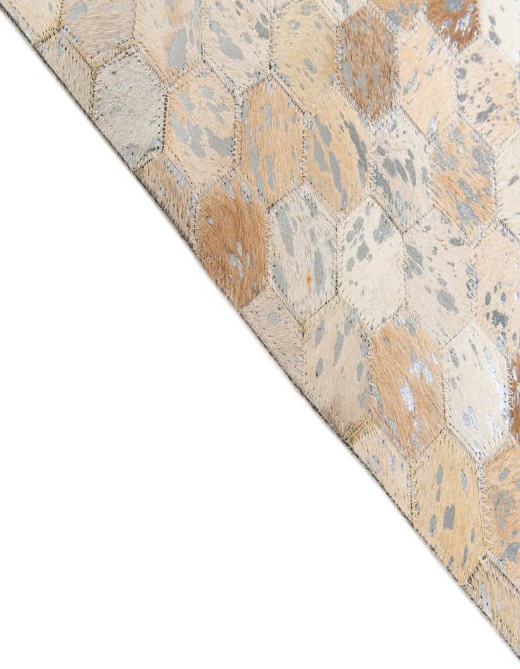 Detail image of 5' 4 x 7' 9 Cowhide Stocks Rug