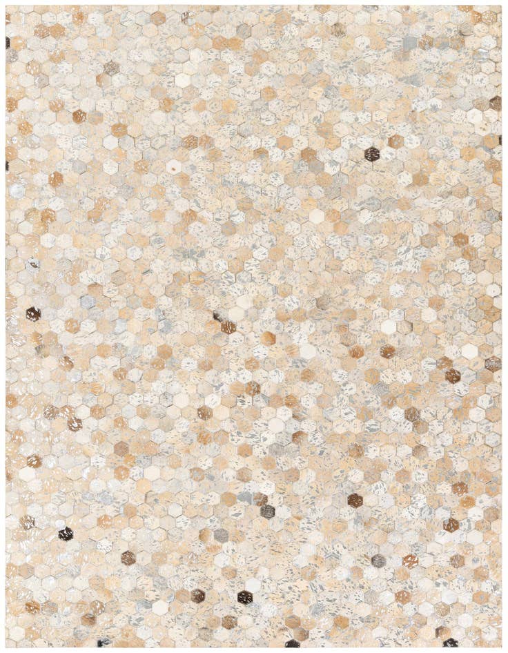 Detail image of 5' 4 x 7' 9 Cowhide Stocks Rug
