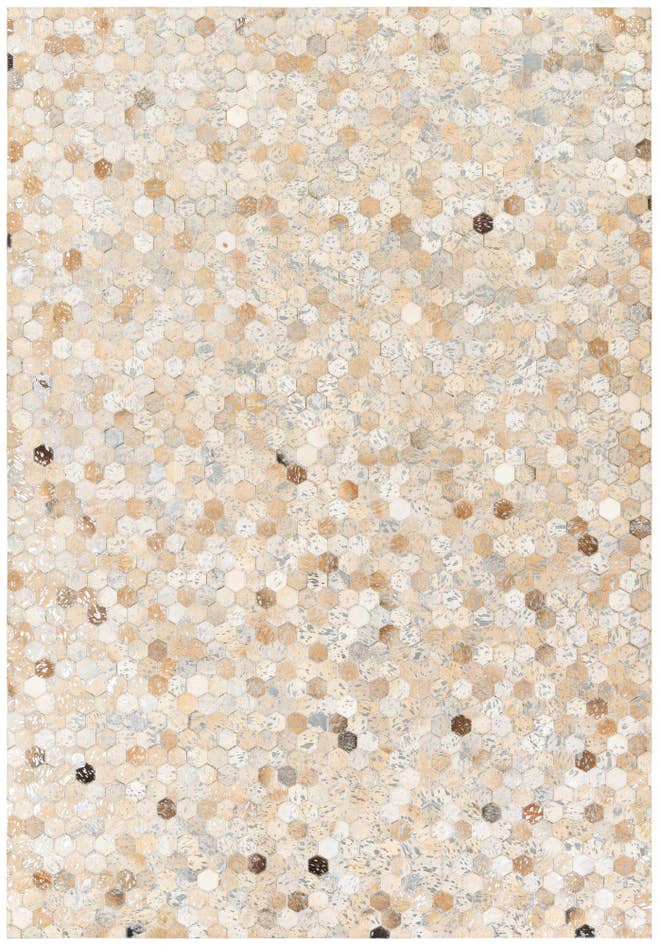 Detail image of 5' 4 x 7' 9 Cowhide Stocks Rug