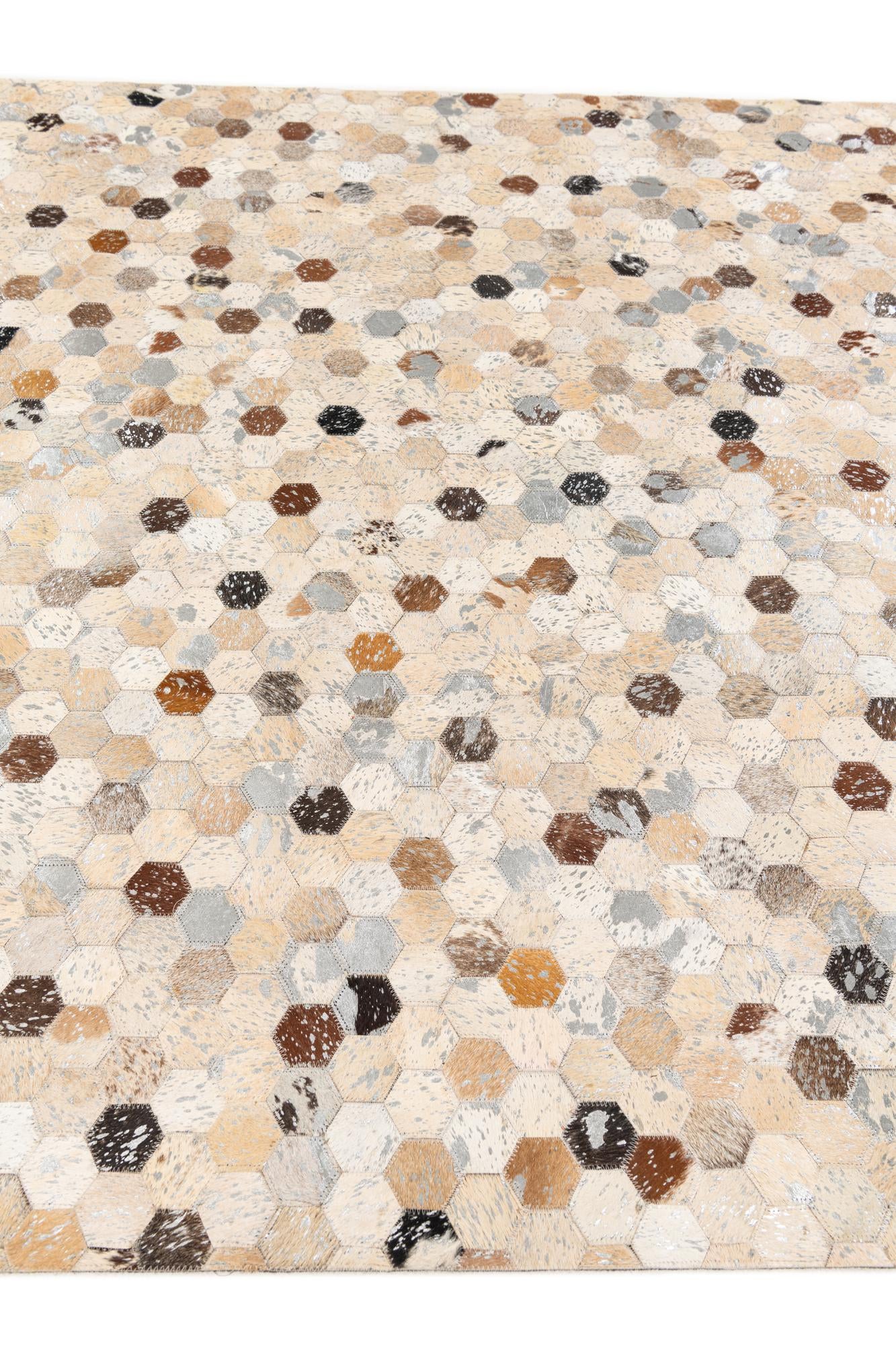 5' 4 x 7' 7 Cowhide Stocks Rug