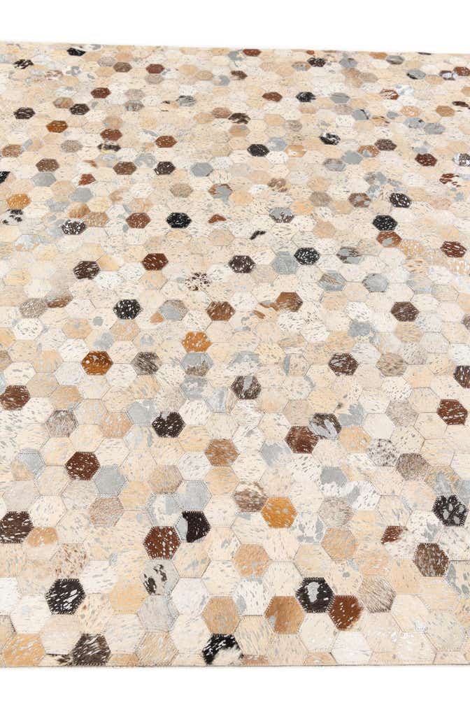 5' 4 x 7' 7 Cowhide Stocks Rug