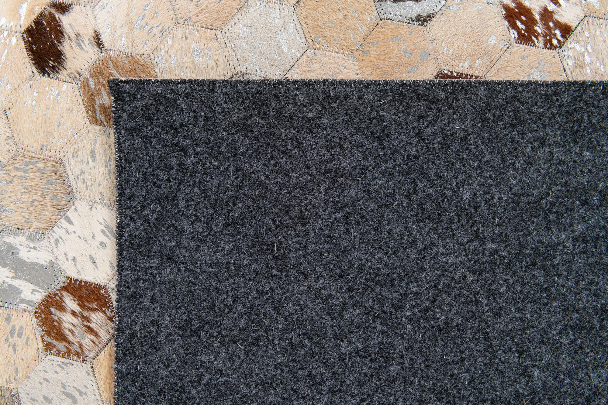 5' 4 x 7' 7 Cowhide Stocks Rug