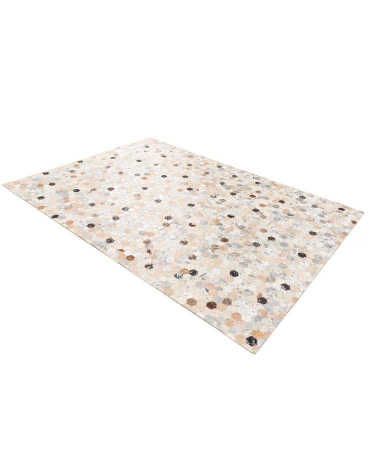 Detail image of 5' 6 x 7' 8 Cowhide Stocks Rug