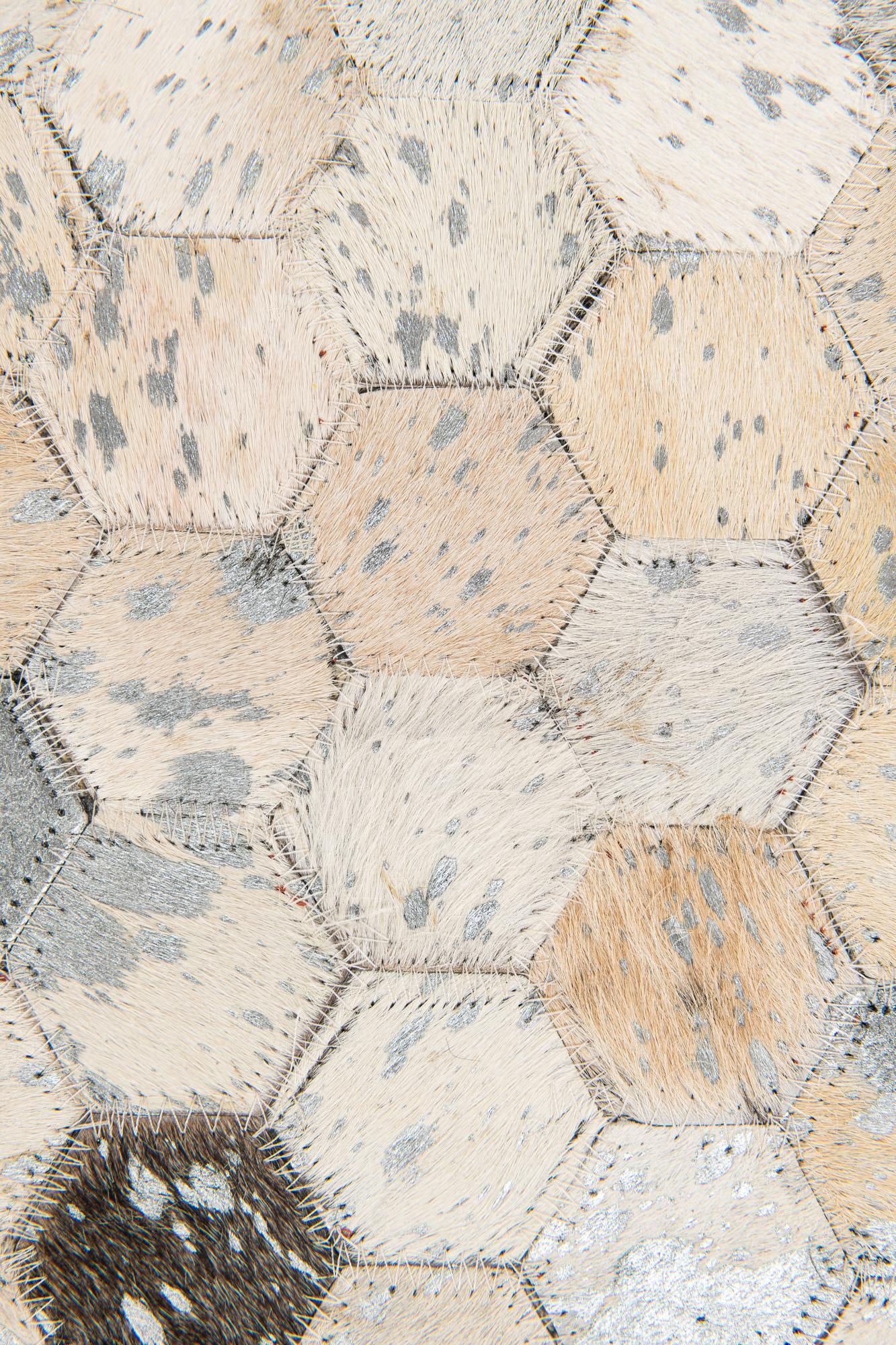5' 6 x 7' 8 Cowhide Stocks Rug