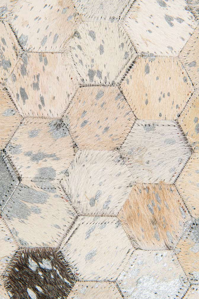 5' 6 x 7' 8 Cowhide Stocks Rug