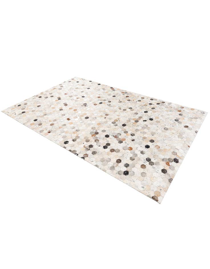 Detail image of 5' x 7' 9 Cowhide Stocks Rug