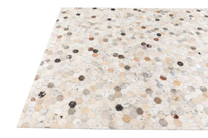 5' x 7' 9 Cowhide Stocks Rug