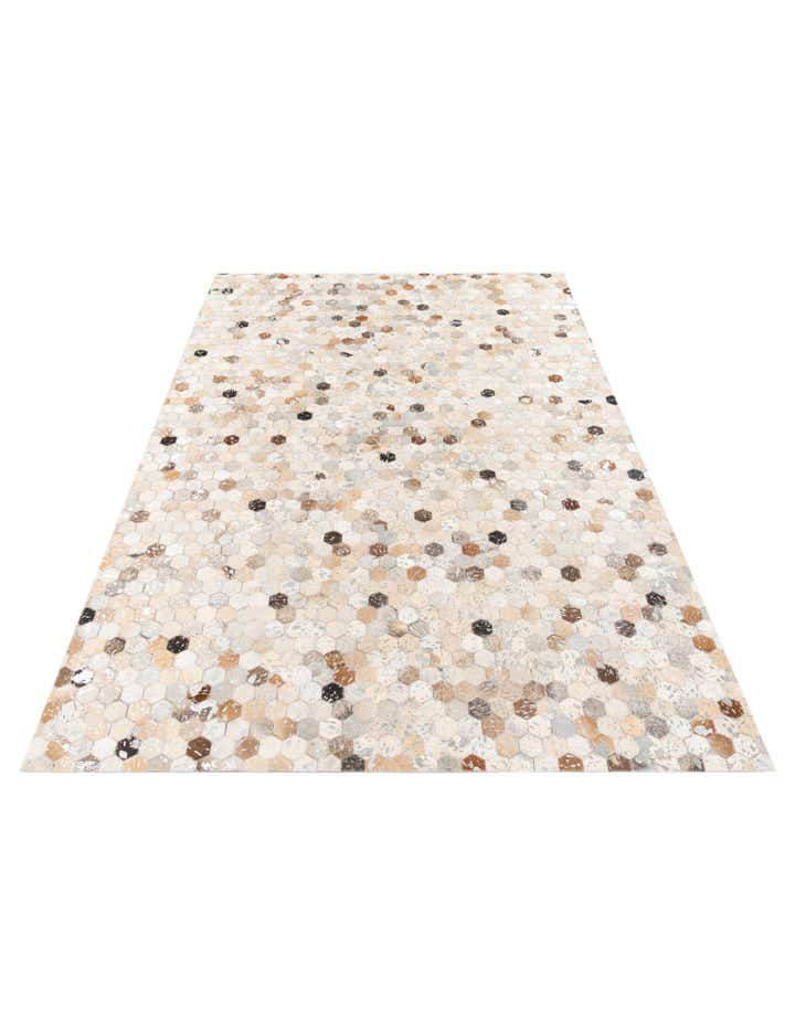 5' 2 x 7' 6 Cowhide Stocks Rug