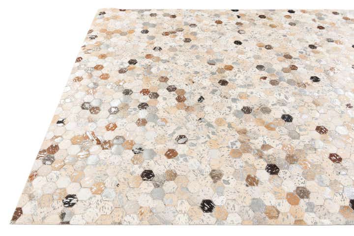 5' 2 x 7' 6 Cowhide Stocks Rug