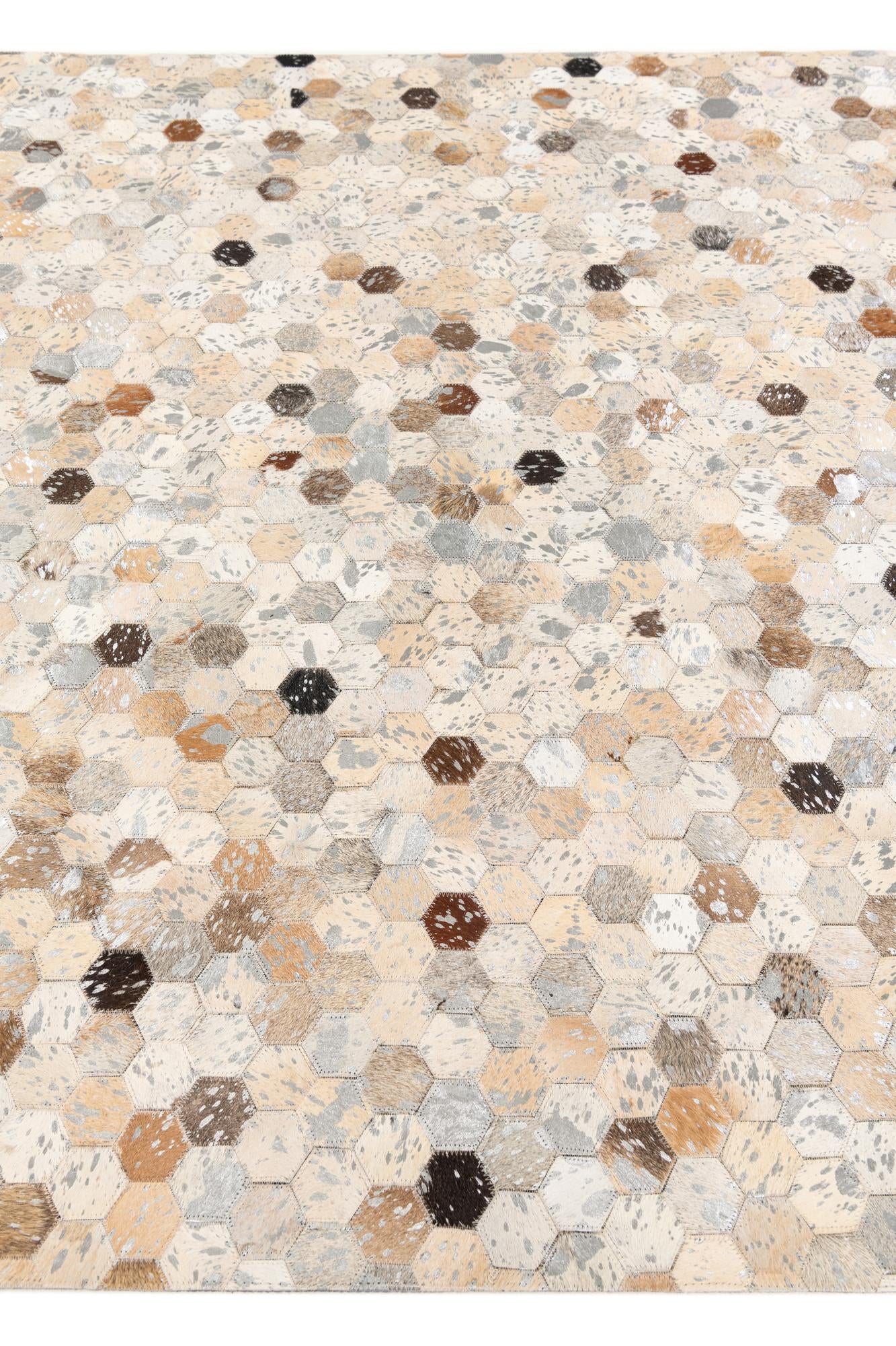 5' 2 x 7' 6 Cowhide Stocks Rug