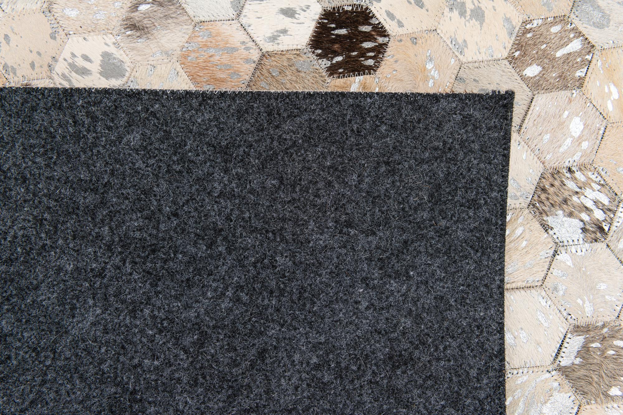 5' 2 x 7' 6 Cowhide Stocks Rug