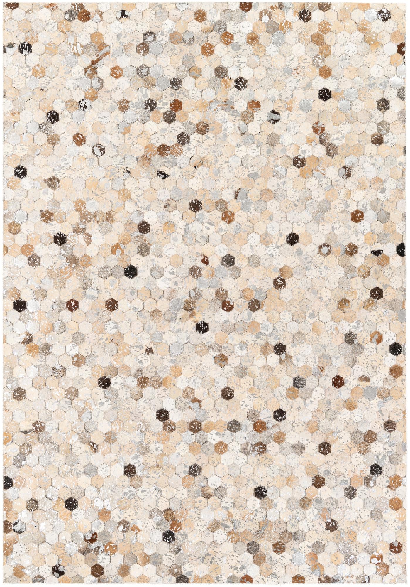 5' 2 x 7' 6 Cowhide Stocks Rug