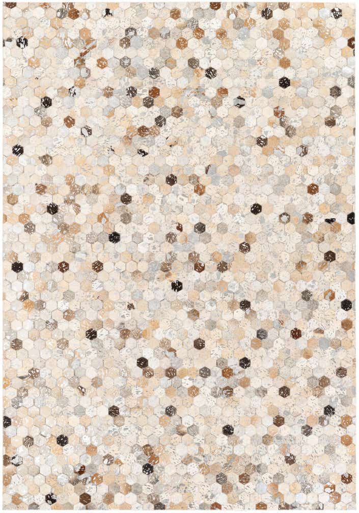 5' 2 x 7' 6 Cowhide Stocks Rug