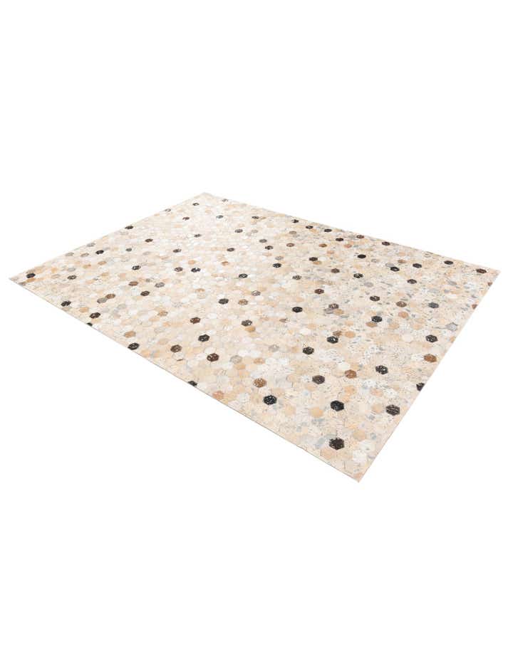 5' 3 x 7' 4 Cowhide Stocks Rug