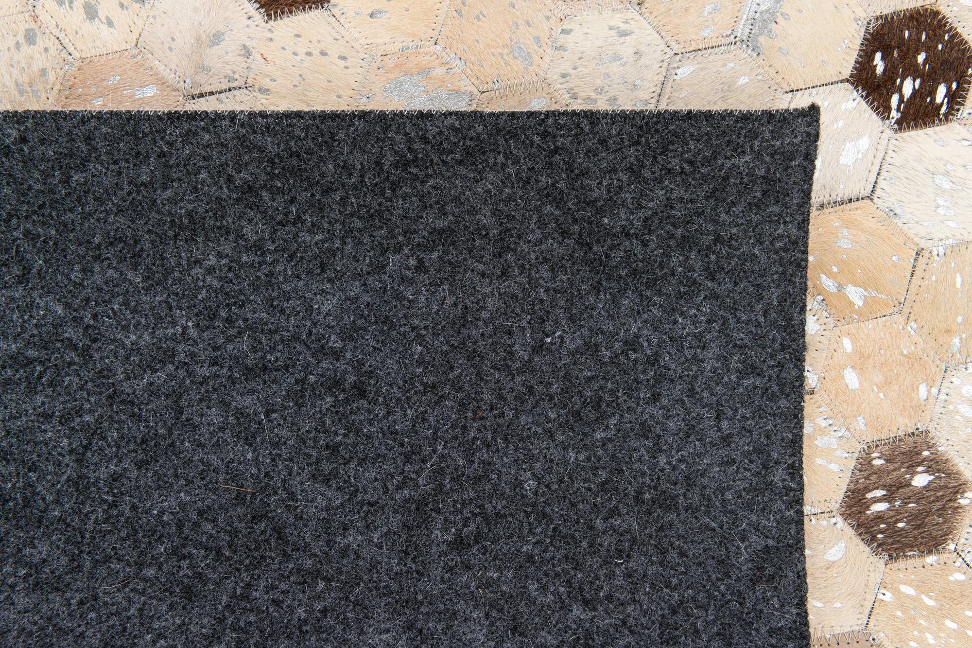 5' 3 x 7' 4 Cowhide Stocks Rug