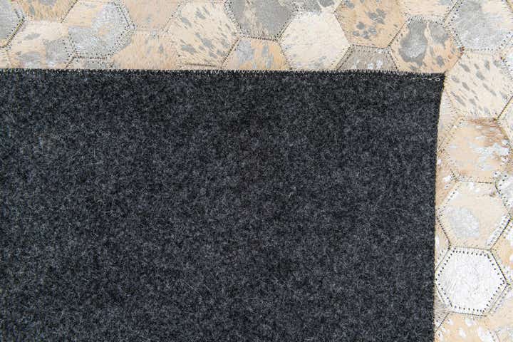 5' 3 x 7' 8 Cowhide Stocks Rug