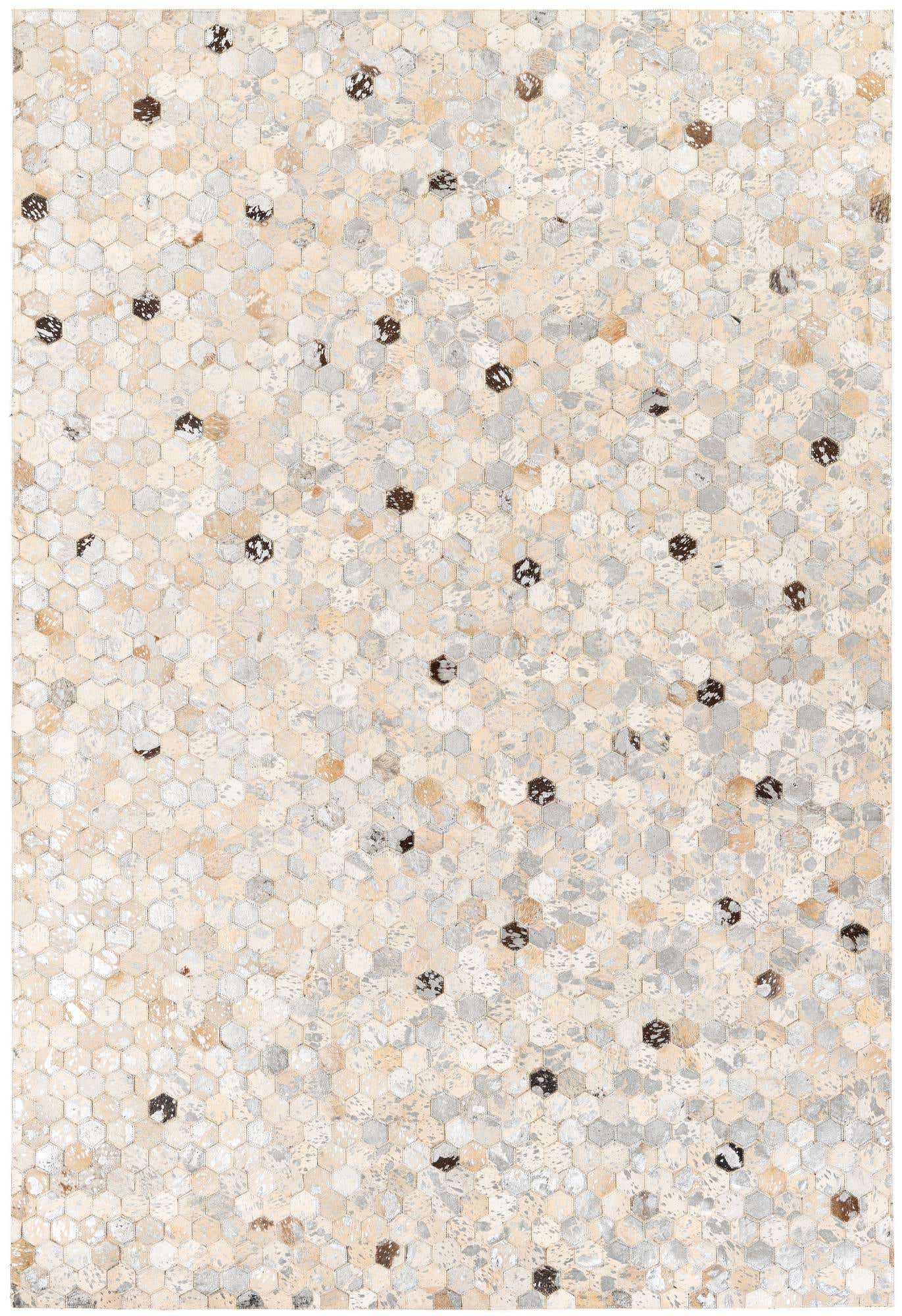 5' 3 x 7' 8 Cowhide Stocks Rug