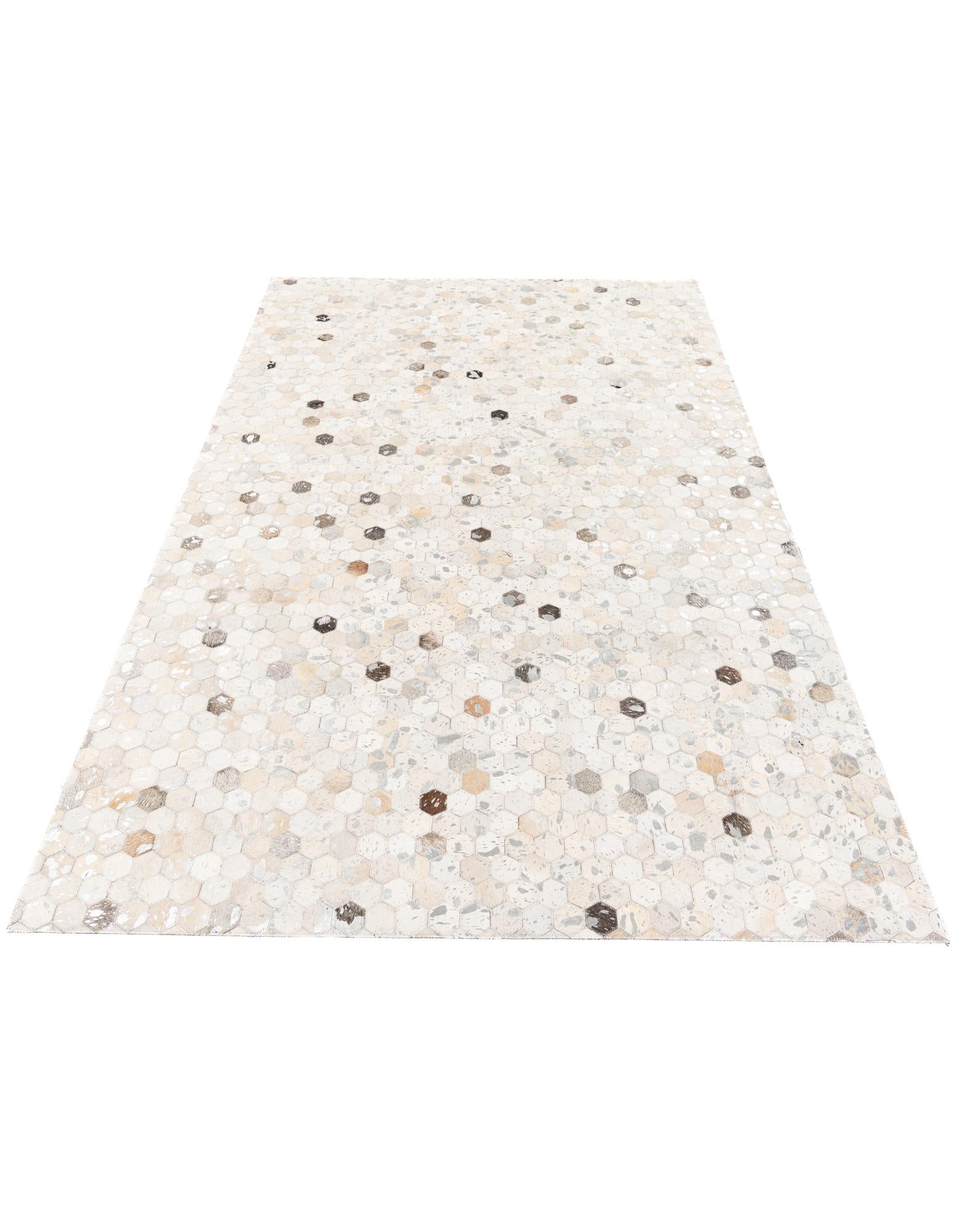 5' x 7' 11 Cowhide Stocks Rug