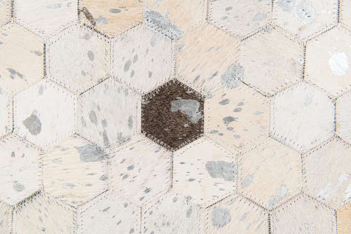 5' x 7' 11 Cowhide Stocks Rug