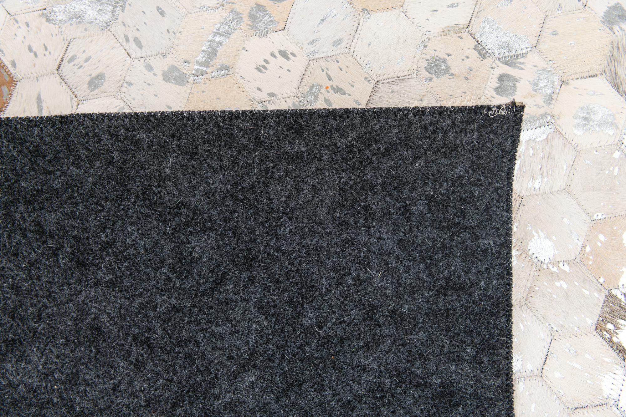 5' x 7' 11 Cowhide Stocks Rug