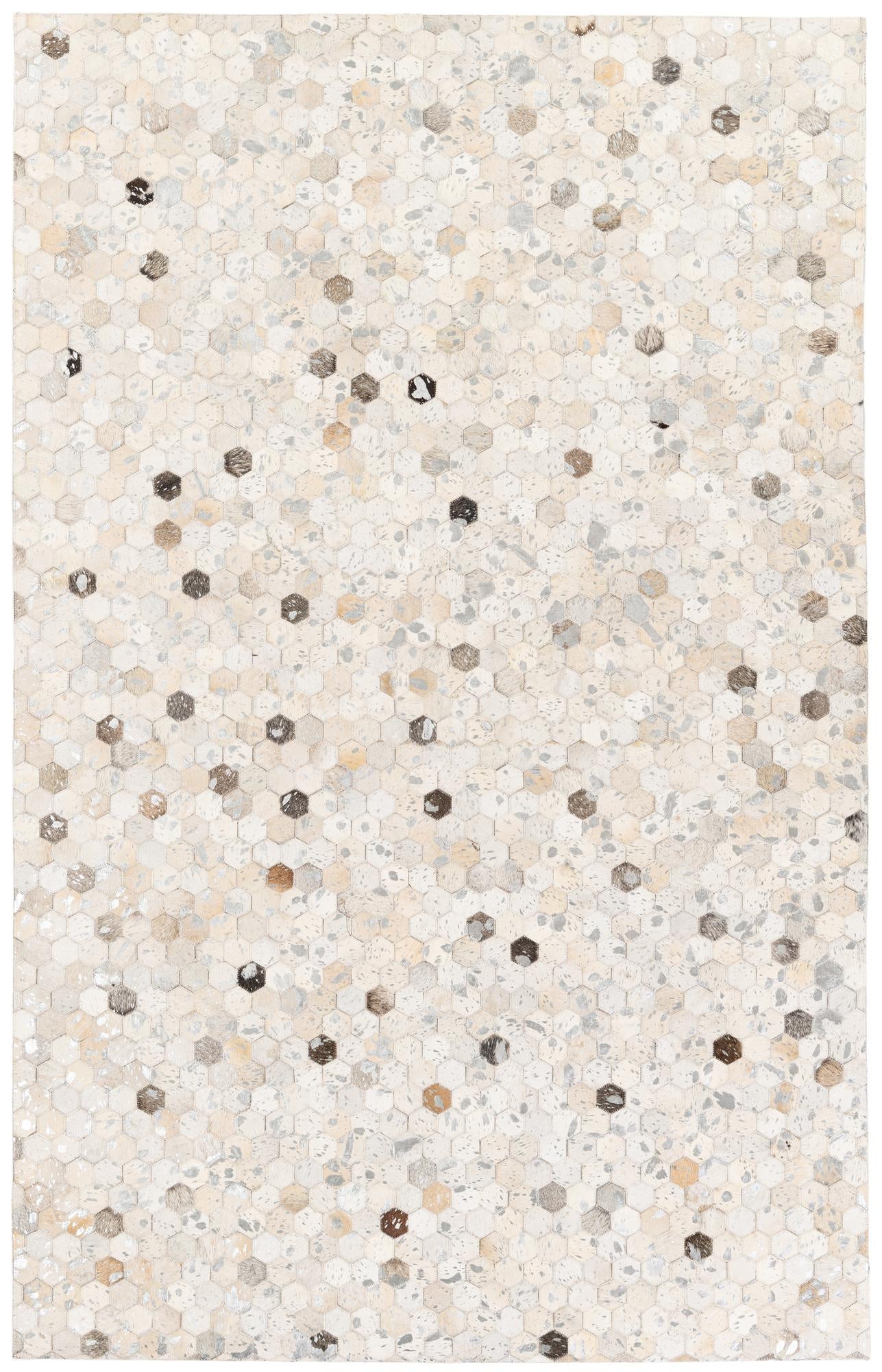 5' x 7' 11 Cowhide Stocks Rug