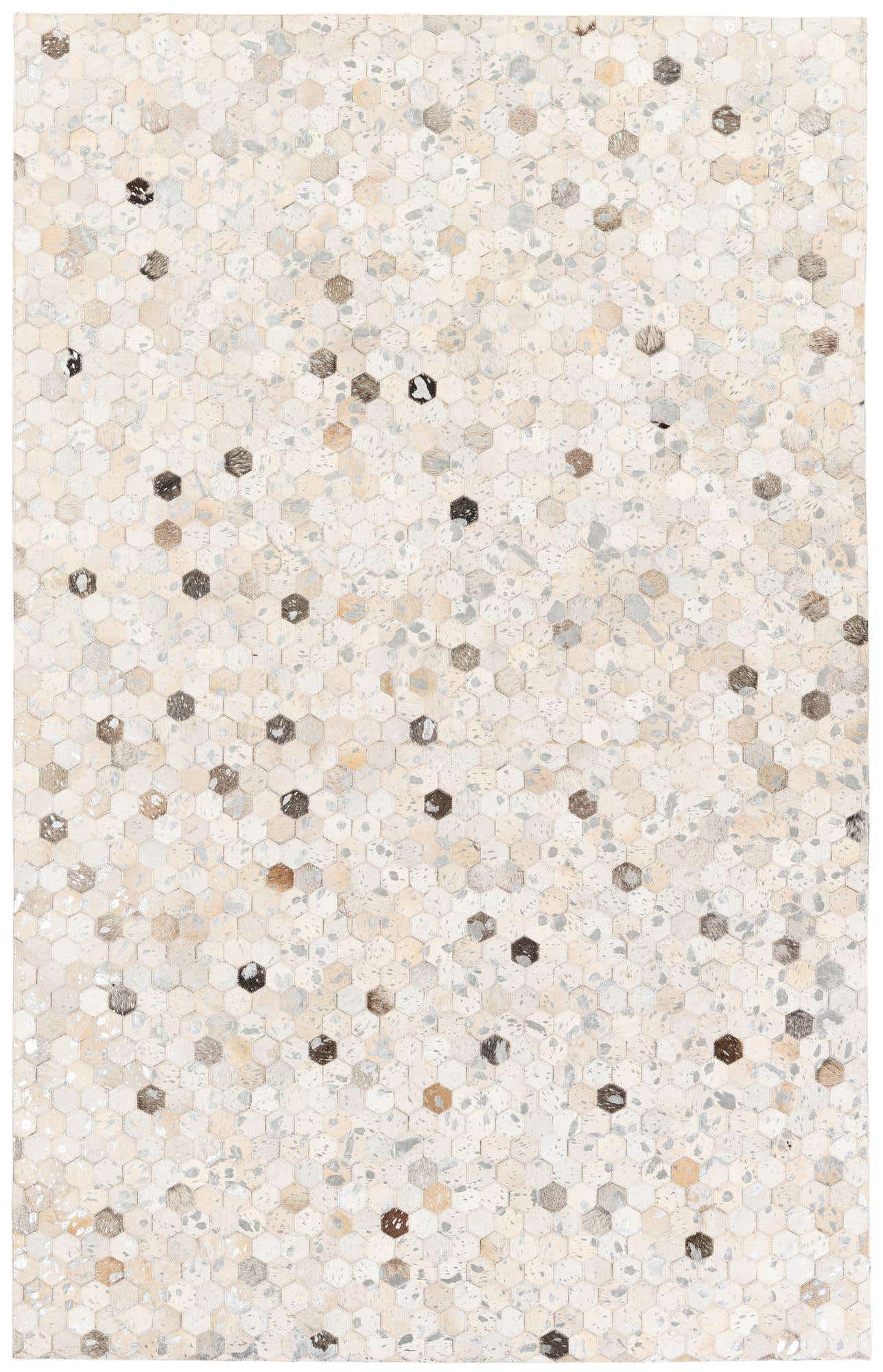 5' x 7' 11 Cowhide Stocks Rug
