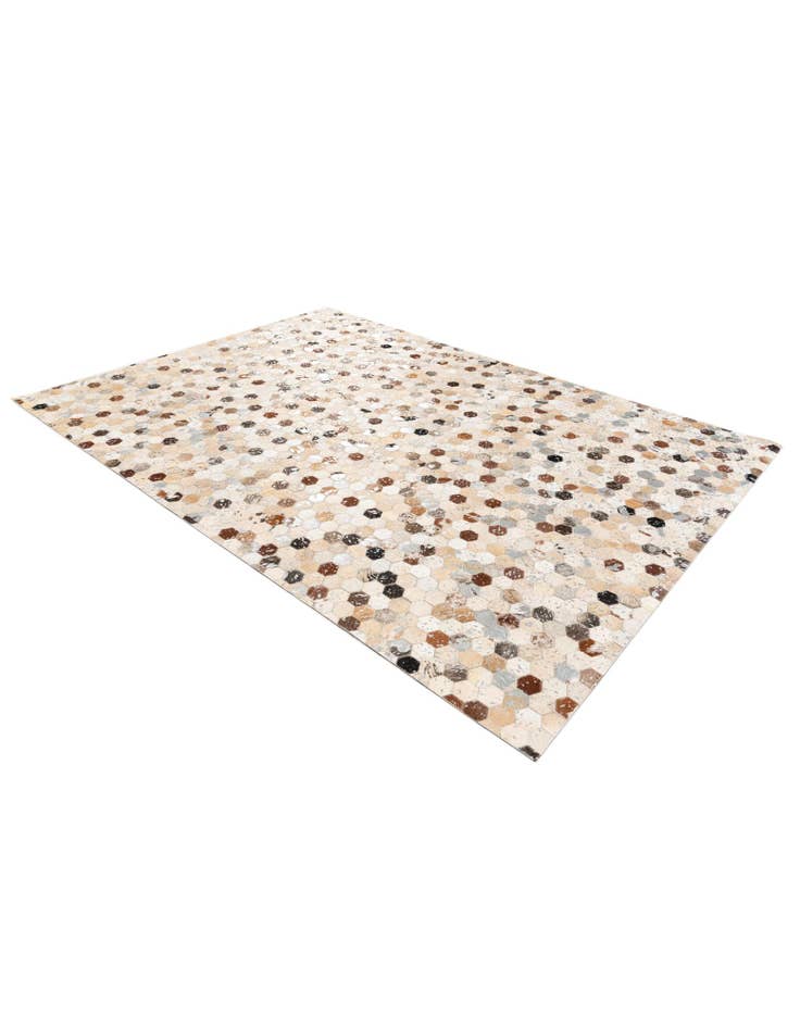 Detail image of 5' 4 x 7' 6 Cowhide Stocks Rug