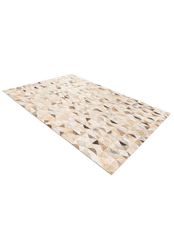 5' 3 x 7' 7 Cowhide Stocks Rug