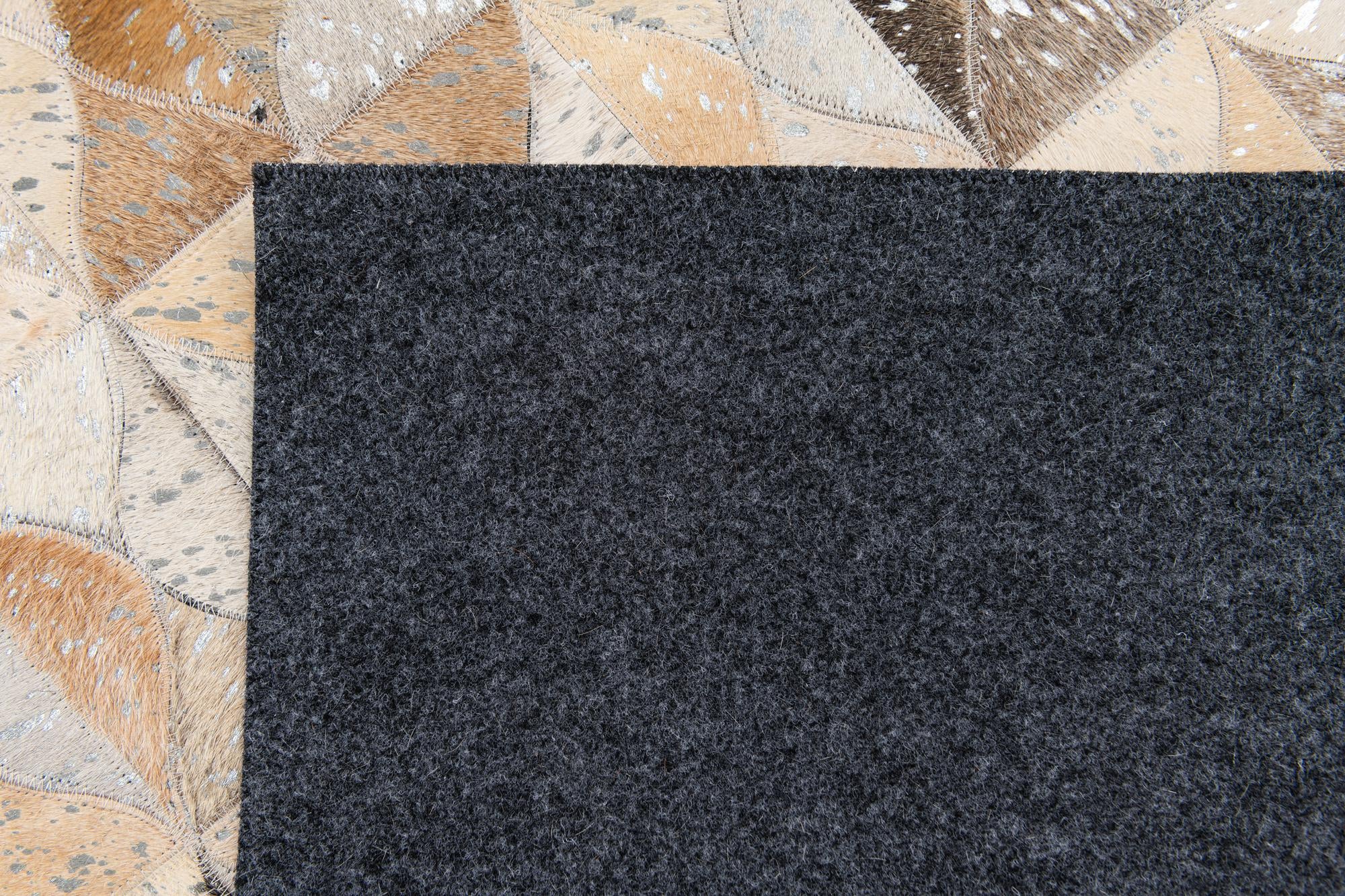 5' 3 x 7' 7 Cowhide Stocks Rug