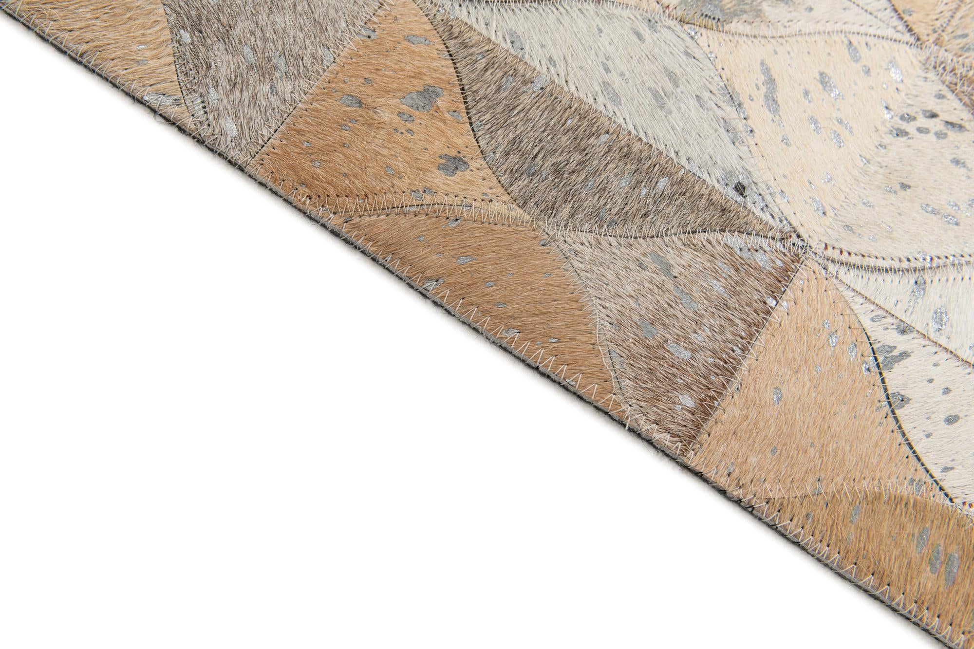 5' 4 x 7' 6 Cowhide Stocks Rug