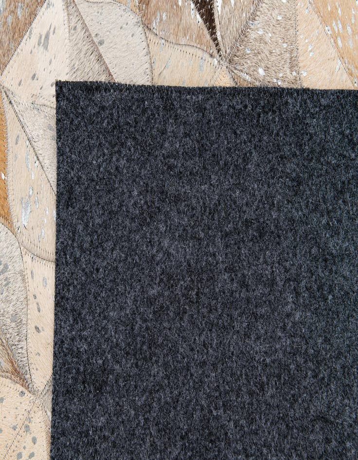 Detail image of 5' 4 x 7' 6 Cowhide Stocks Rug