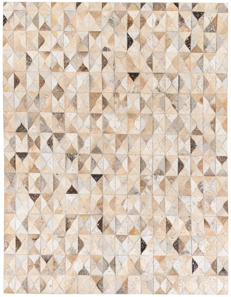 Detail image of 5' 4 x 7' 6 Cowhide Stocks Rug
