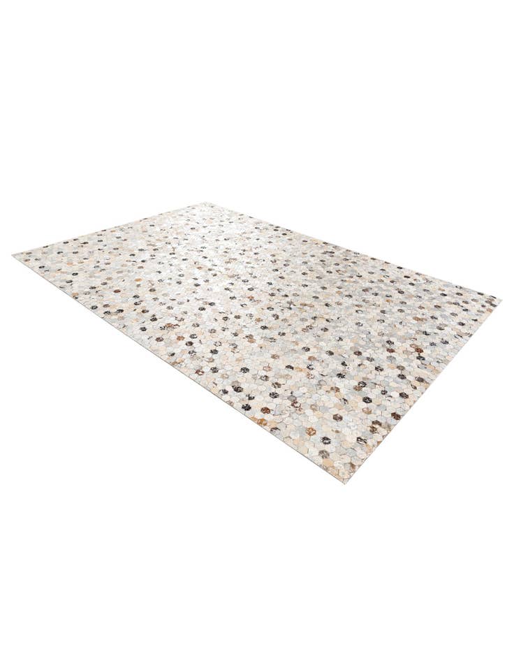 Detail image of 5' 3 x 7' 9 Cowhide Stocks Rug