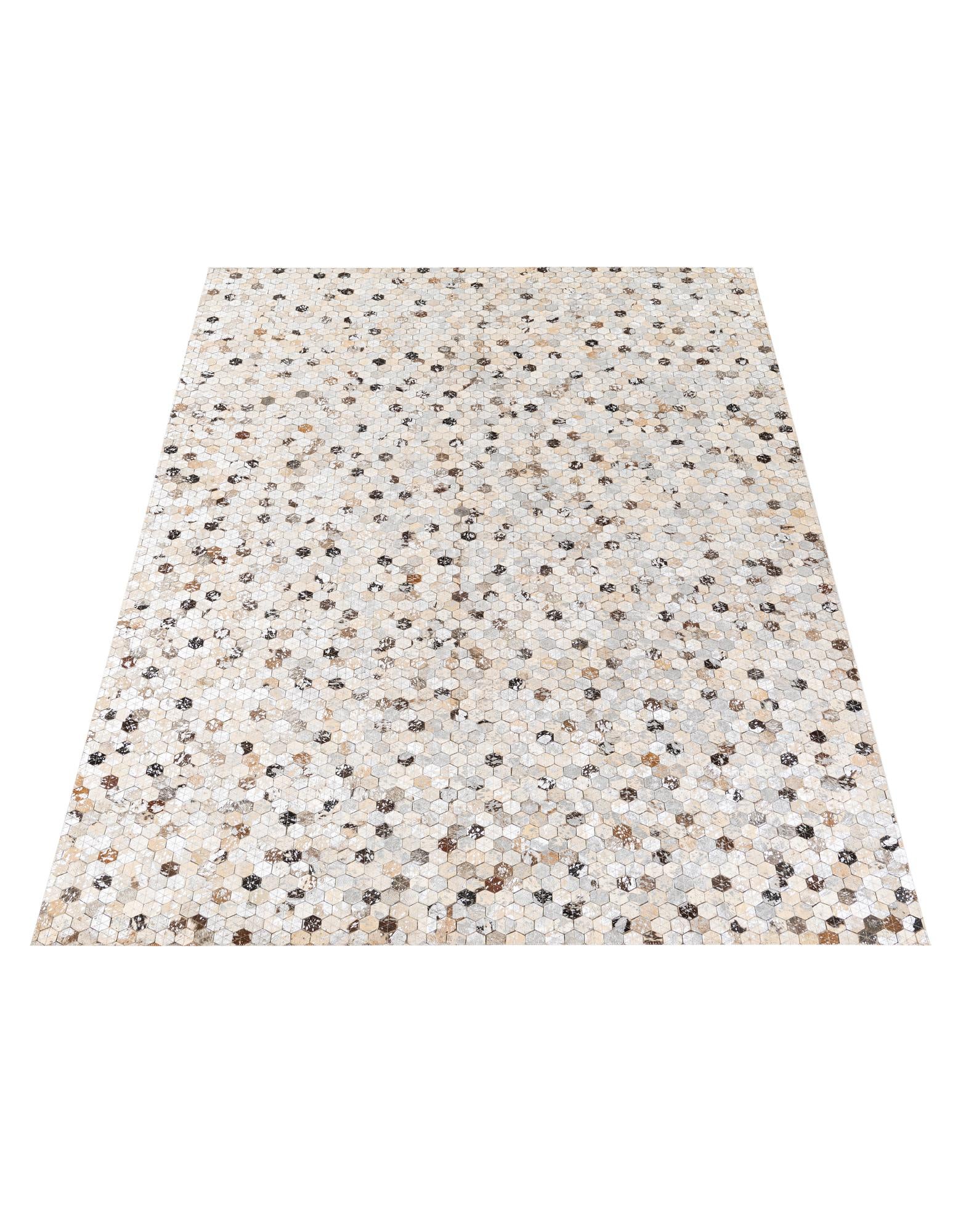 5' 3 x 7' 9 Cowhide Stocks Rug